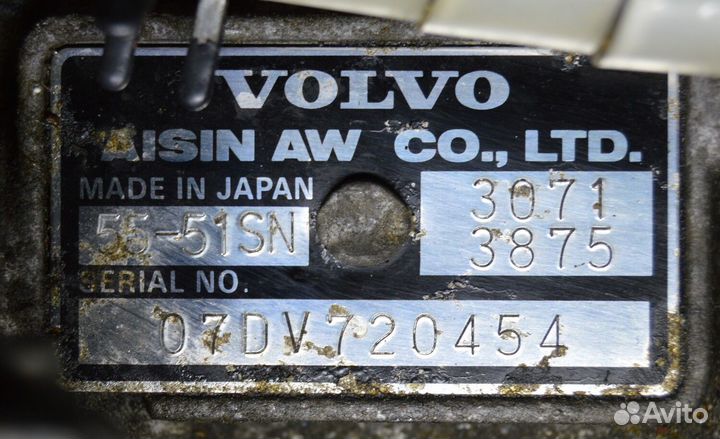 АКПП Volvo 55-51SN 2MOD, 5AT, 2WD, 2.4-2.5, Volvo