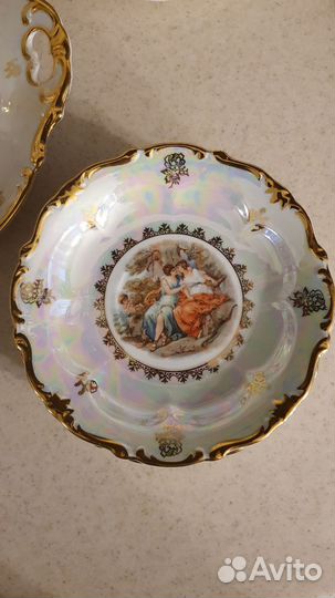 Чайный сервиз фарфор ГДР Мадонна