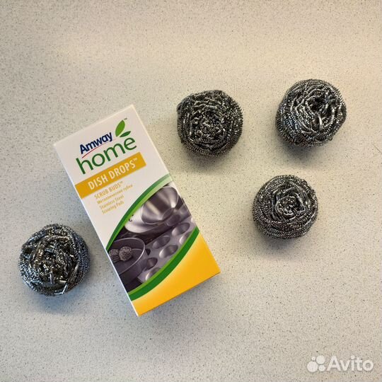Металлические губки Амвей Dish Drops Amway