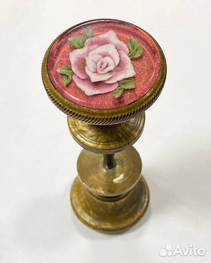 Дверная ручка. Латунь. Тарелка. Подсвечник