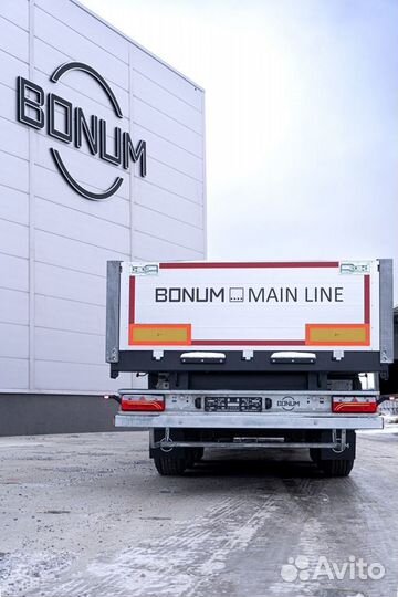 Полуприцеп бортовой Bonum 914296-06, 2024