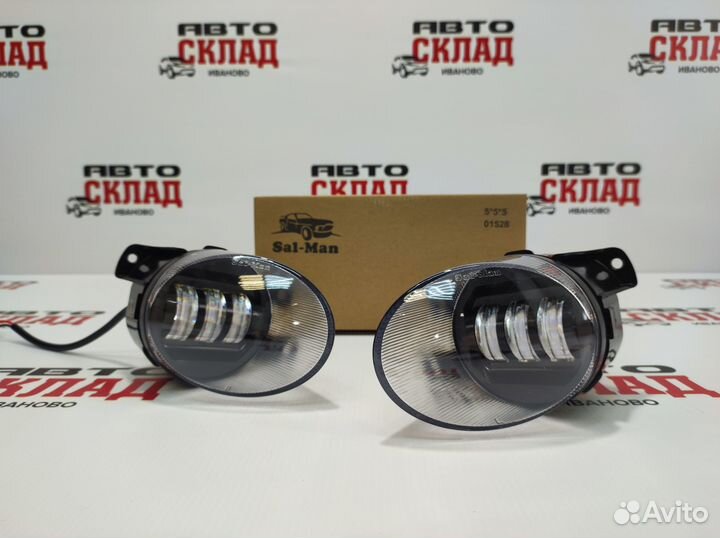 Птф LED Volkswagen Passat B6 50W 3 линзы Sal-Man