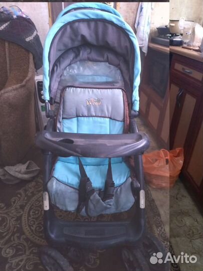 Коляска двухместная