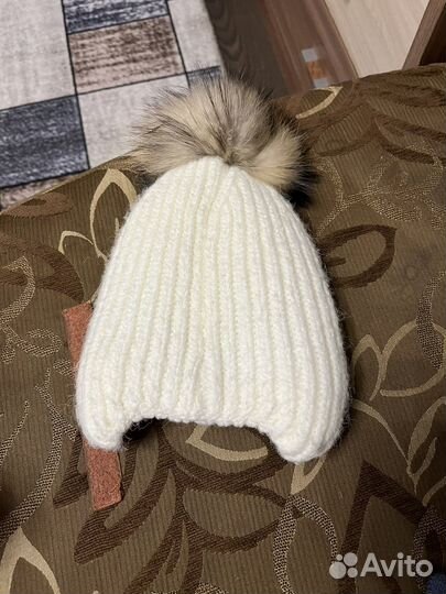Шапка зимняя для девочки 48 50