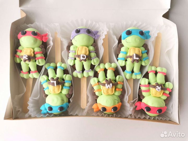 Кейкпопсы-эскимо, пирожные