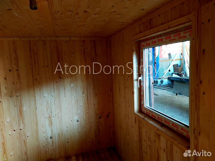 Бытовка деревянная утепленная с электрикой