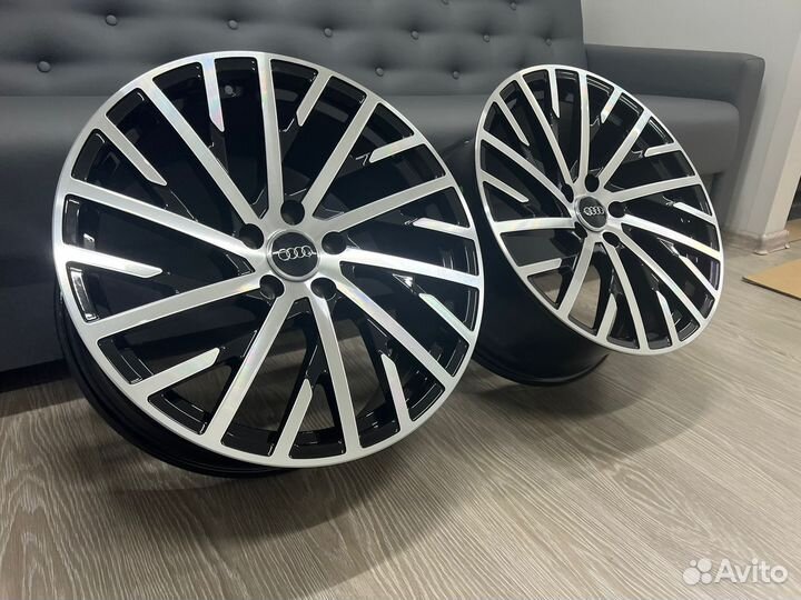 Диски литые R19 5*112 Черные с проточкой для Audi