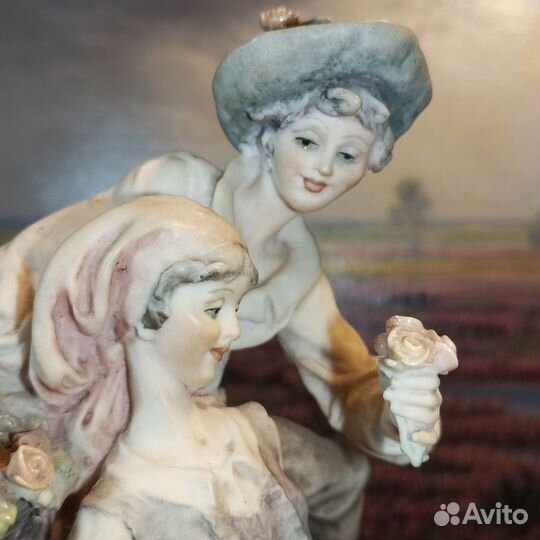 Capodimonte.Влюбленные.Giuseppe Armani.Статуэтка