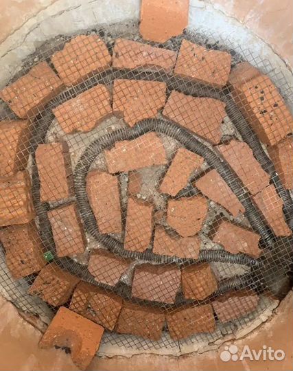 Тандыр большой в комплекте со спиралями и вытяжкой