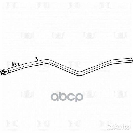 Труба соед. (средняя часть) для а/м Renault Dus