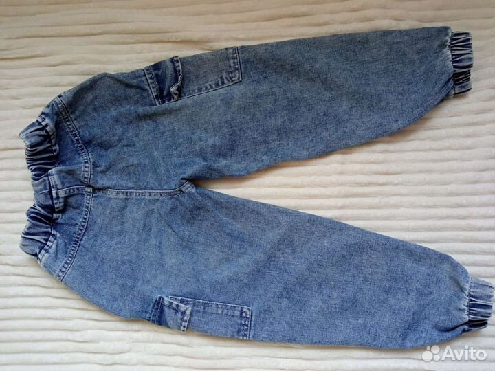 Джинсы карго на 4 года унисекс