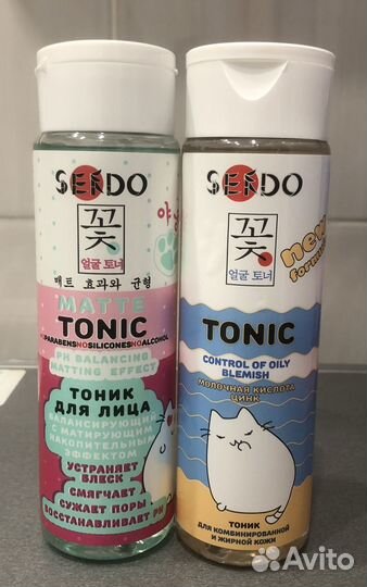 Гели для умывания и тоники для лица