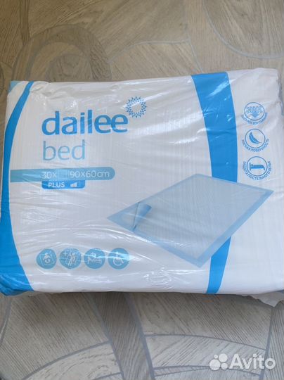 Одноразовые пеленки 60х90dailee plus