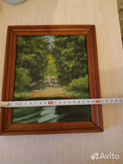 Картина маслом на холсте в раме