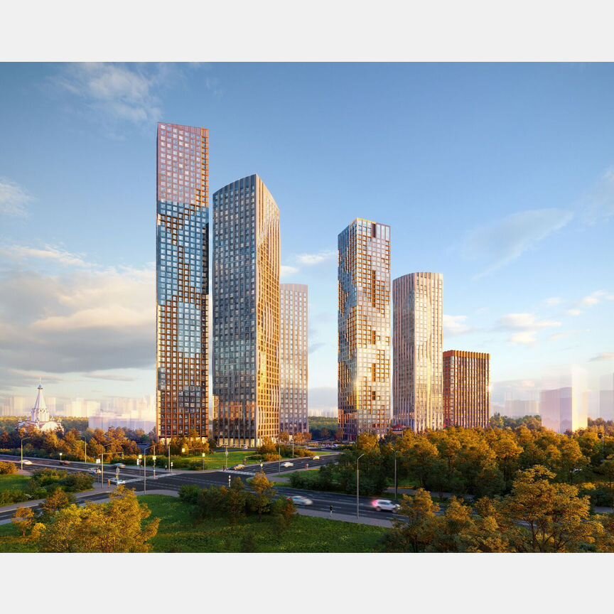 3-к. квартира, 74,4 м², 47/54 эт.