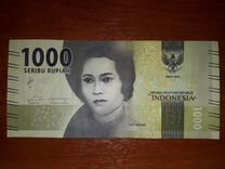 Банкнота Индонезия 1000 рупий 2016. Новая