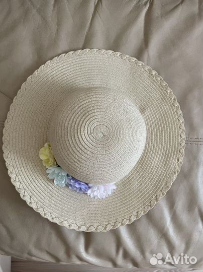 Соломенная шляпа H&M 4-6 лет новая