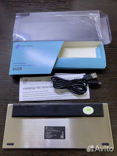 Bluetooth клавиатура оклик 840s