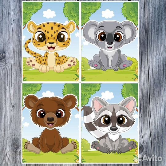 Весёлые мордашки