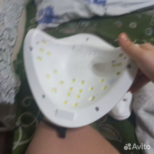 Лампа для ногтей бу