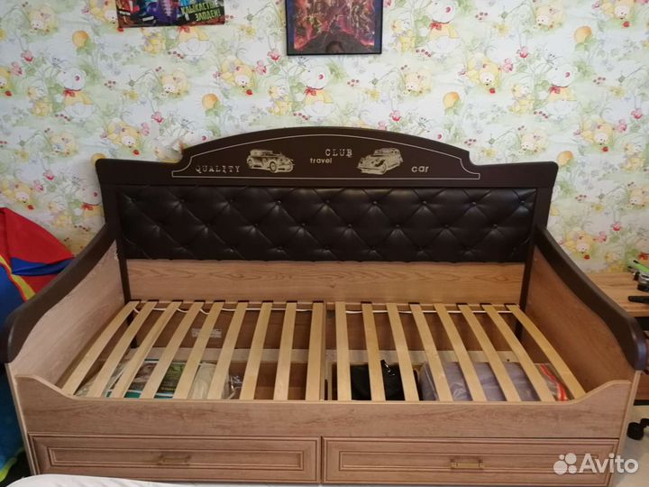 Кровать Ралли фирма Яна для мальчика с матрасам