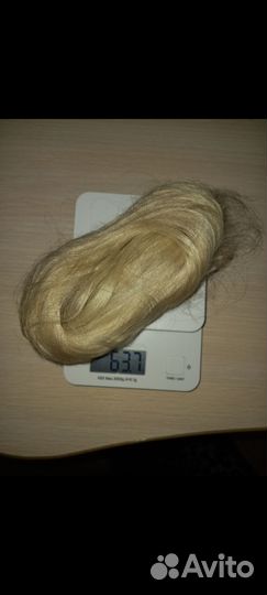 Волосы для наращивания 60 см блонд бу