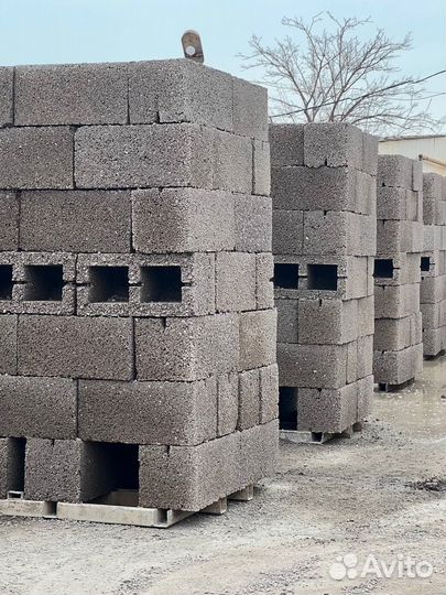 Керамзитный блок / Усиленный 39х19х19