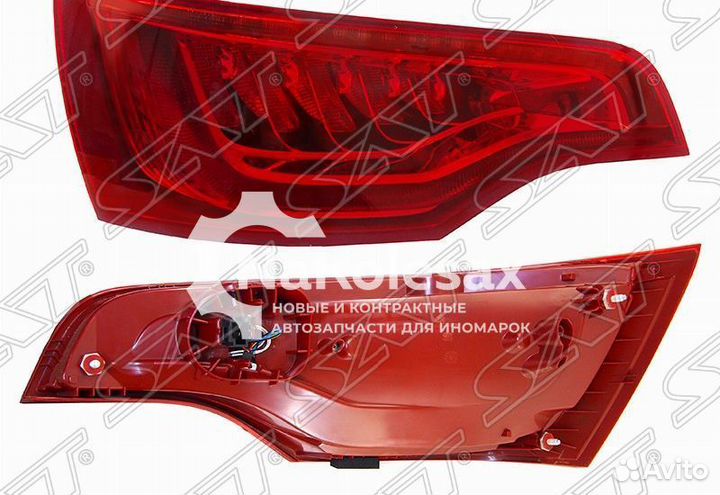 Фонарь задний audi Q7 09-15 LH диодный