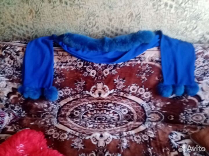 Палантин с мехом, песец