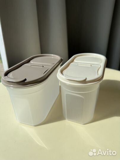 Пластиковые контейнеры для сыпучих продуктов