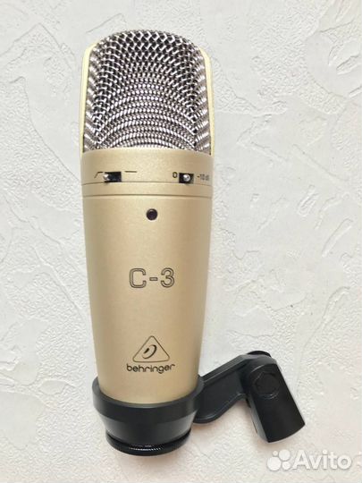 Behringer C-3 микрофон для домашней студии