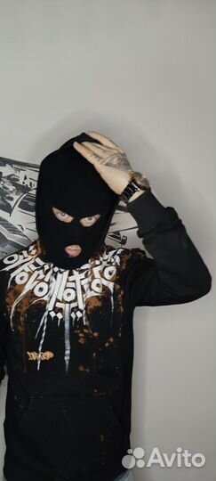 Худи кастом с ручной росписью