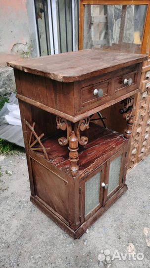 Тумбочка тумба старинная антикварная