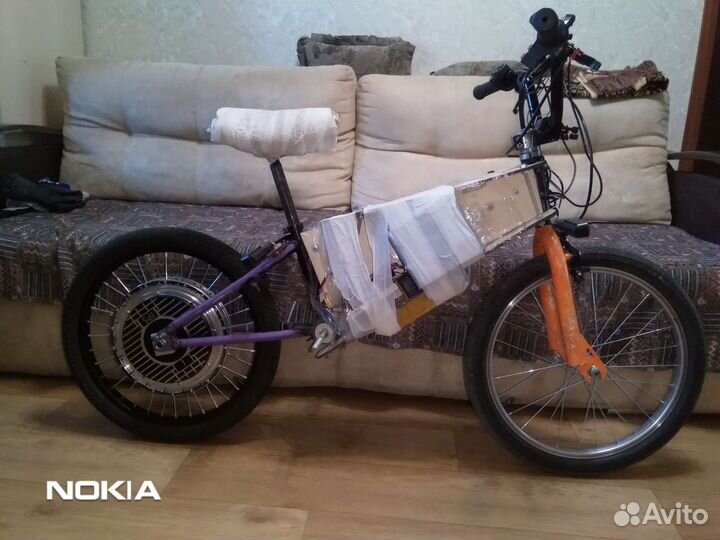 Самодельный электро велосипед мопед