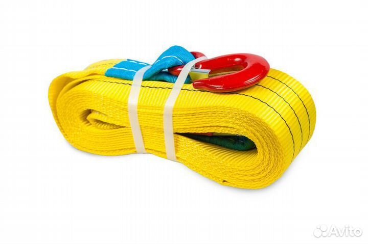 Буксир ленточный 10т, 6м, крюк-крюк