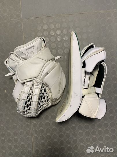 Вратарские ловушка и блин Bauer Mach