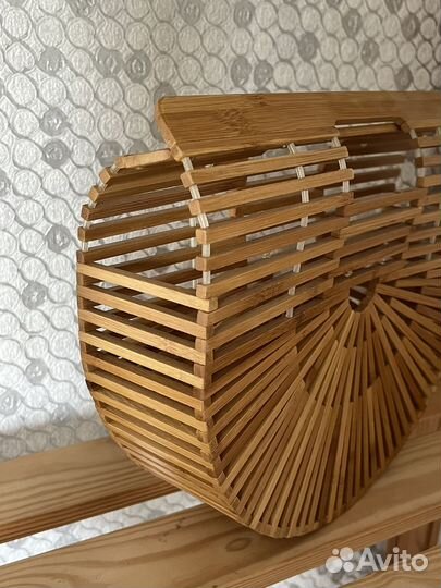 Деревянная сумка летняя