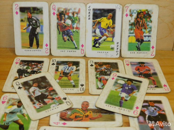 Игральные карты - футбол FIFA world CUP 1998