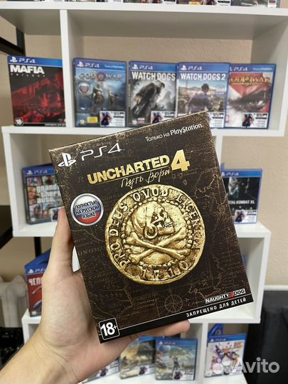 Uncharted 4: Путь Вора PS4 коллекционное издание