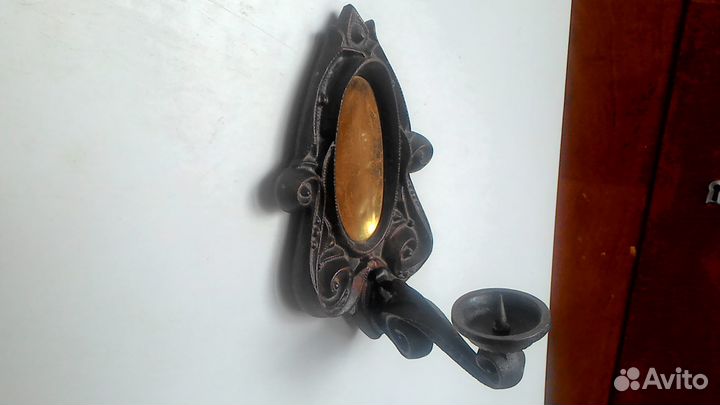 Подсвечник настенный СССР на 1 свечу