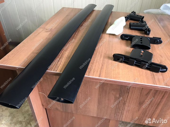 Рейлинги поперечные Toyota RAV4 черные