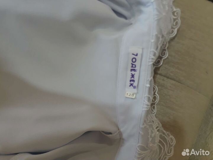 Блузка белая школьная