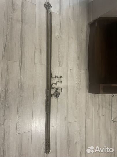 Карнизы для штор двухрядный металлический