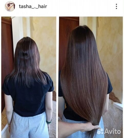 Наращивание волос, кератин и ботокс