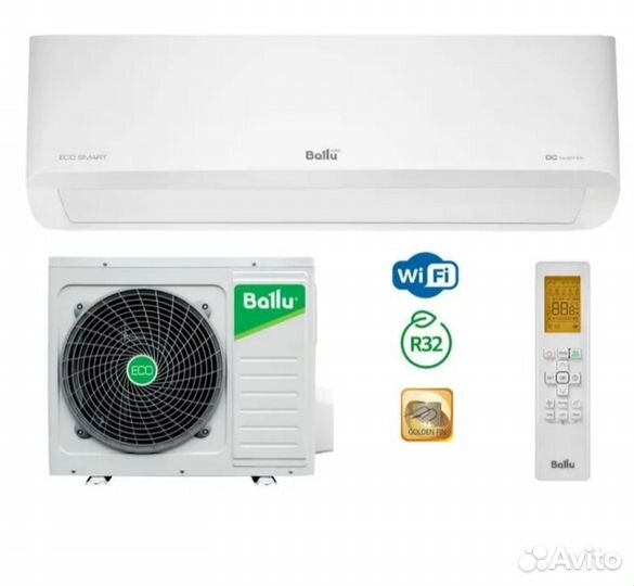 Кондиционер Ballu ECO SMART 12 на 36 кв