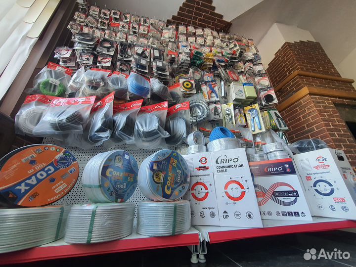 Интернет кабель патч-корд UTP, RJ45, CAT5E 1,5М ор