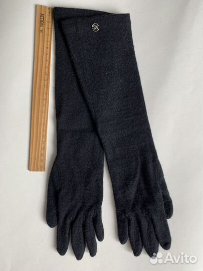 Перчатки женские длинные шерстяные