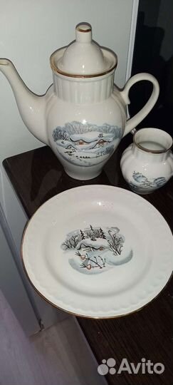 Сервиз Зимний Пейзаж, Прокопьевский завод