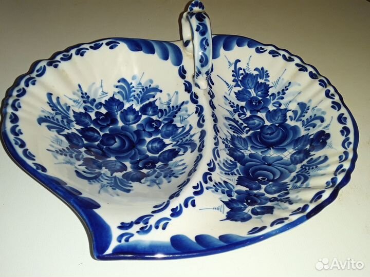 Конфетница Гжель