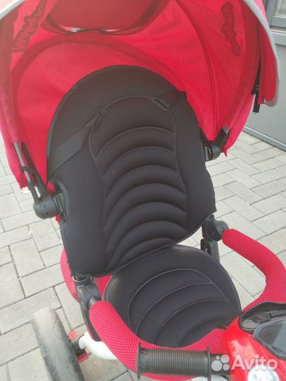 Детский трехколесный велосипед коляска Moby Kids